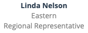 Linda Nelson Eastern Regional Representative