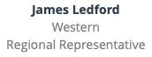 James Ledford Western Regional Representative